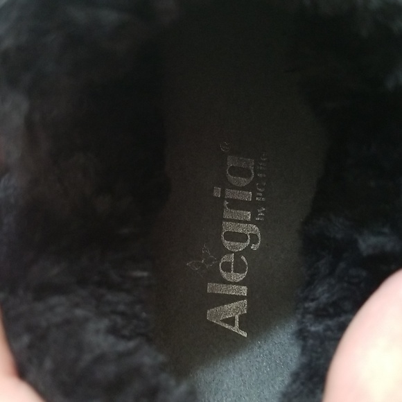 Alegria By PG Lite Leather Sweetie Pie Fur Lined Booties - Picture 11 of 16